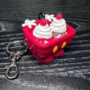 Disney Parks Mickey’s Mini Kitchen Sink Ice Cream Sundae Keychain